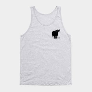 Small Year of the Ox Black Tank Top